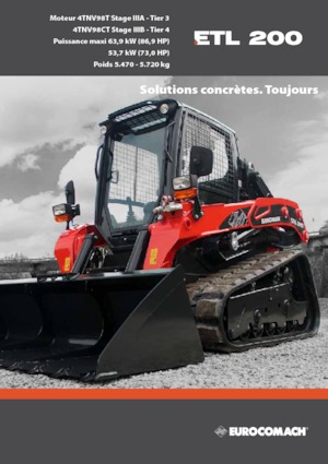 स्किड स्टीयर लोडर Eurocomach ETL 200