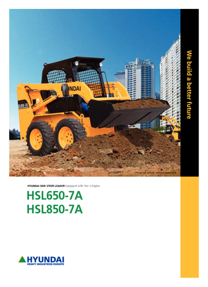 स्किड स्टीयर लोडर Hyundai HSL 650-7