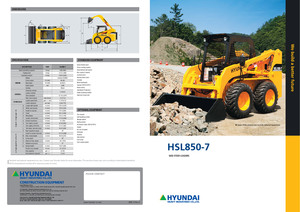 स्किड स्टीयर लोडर Hyundai HSL 850-7