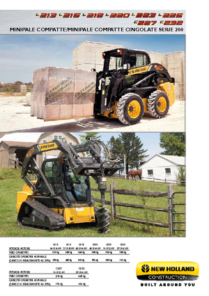 स्किड स्टीयर लोडर New Holland L213