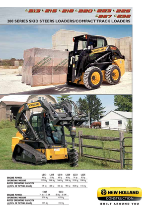 स्किड स्टीयर लोडर New Holland L213