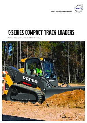 स्किड स्टीयर लोडर Volvo MCT145C