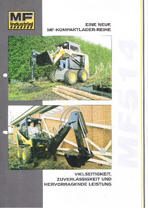 स्किड स्टीयर लोडर MF Industrial MF 514