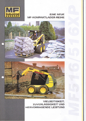 स्किड स्टीयर लोडर MF Industrial MF 516 XP