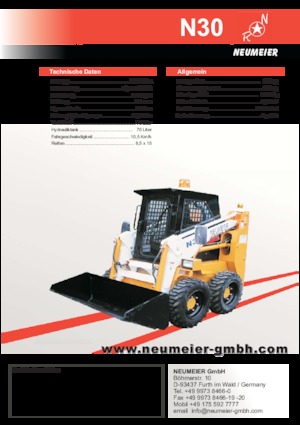 स्किड स्टीयर लोडर Neumeier N 30
