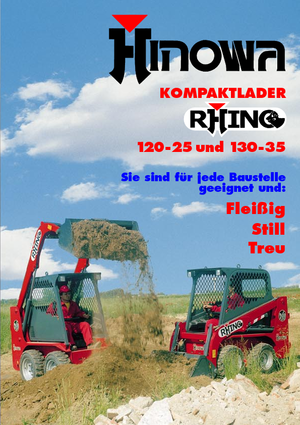 स्किड स्टीयर लोडर Hinowa Rhino 120-25