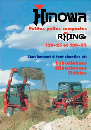 स्किड स्टीयर लोडर Hinowa Rhino 130-35