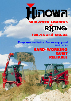 स्किड स्टीयर लोडर Hinowa Rhino 130-35
