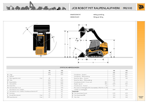 स्किड स्टीयर लोडर JCB Robot 1110 HF T