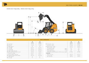 स्किड स्टीयर लोडर JCB Robot 1110