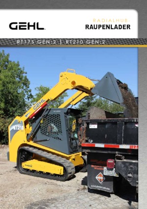 स्किड स्टीयर लोडर Gehl RT 210 DXT Dual