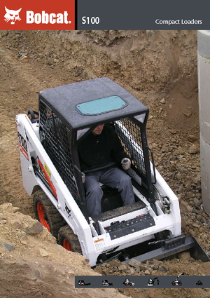 स्किड स्टीयर लोडर Bobcat S100