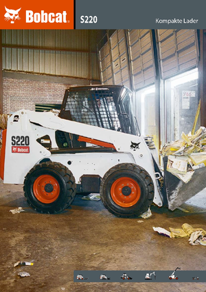 स्किड स्टीयर लोडर Bobcat S 220 ACS