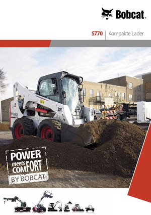 स्किड स्टीयर लोडर Bobcat S770