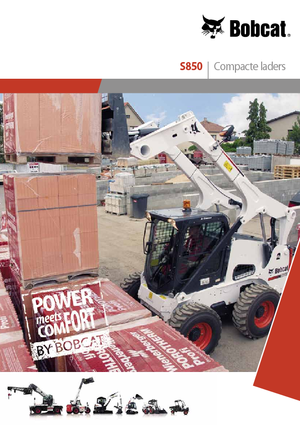 स्किड स्टीयर लोडर Bobcat S850