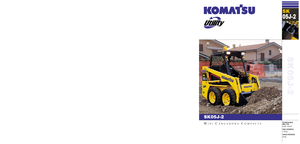 स्किड स्टीयर लोडर Komatsu SK05J-2