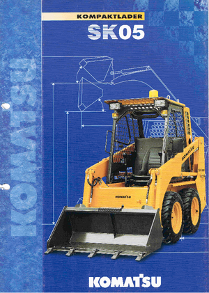 स्किड स्टीयर लोडर Komatsu SK05