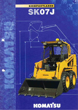 स्किड स्टीयर लोडर Komatsu SK07J