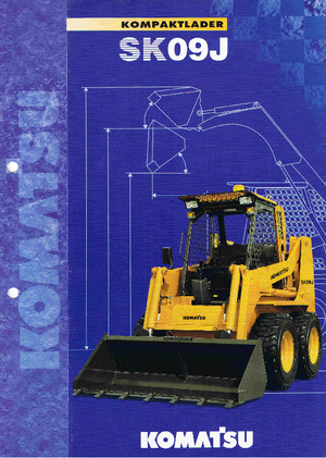स्किड स्टीयर लोडर Komatsu SK09J