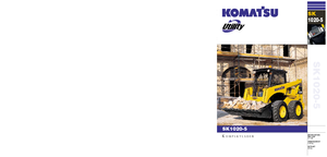 स्किड स्टीयर लोडर Komatsu SK1020-5 Super Flow