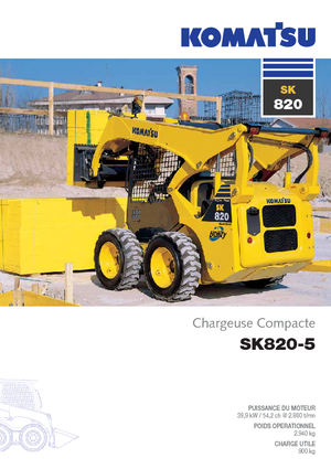 स्किड स्टीयर लोडर Komatsu SK820-5