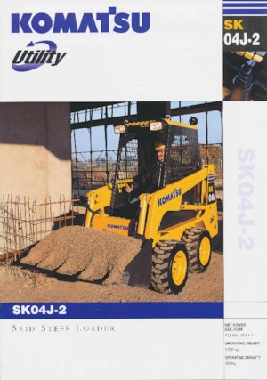 स्किड स्टीयर लोडर Komatsu SK04J-2