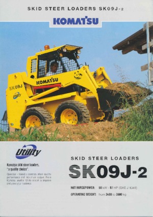 स्किड स्टीयर लोडर Komatsu SK09J-2