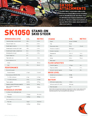 स्किड स्टीयर लोडर Ditch Witch SK1050