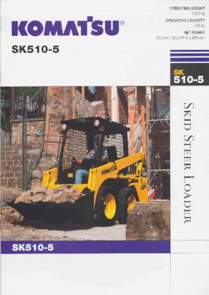 स्किड स्टीयर लोडर Komatsu SK510-5