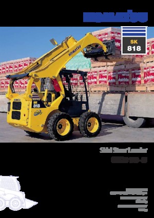 स्किड स्टीयर लोडर Komatsu SK818-5E0