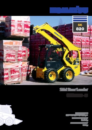 स्किड स्टीयर लोडर Komatsu SK820-5