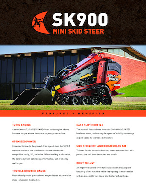 स्किड स्टीयर लोडर Ditch Witch SK900