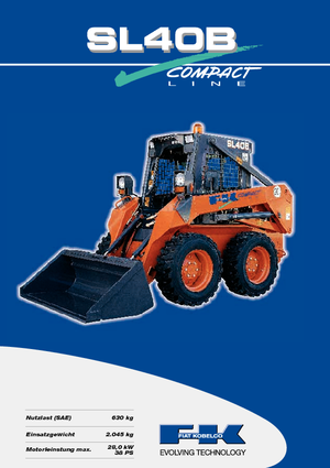 स्किड स्टीयर लोडर Fiat Kobelco SL 40 B