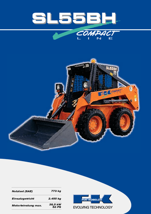 स्किड स्टीयर लोडर Fiat Kobelco SL 55 BH