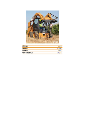 स्किड स्टीयर लोडर Case SR 175
