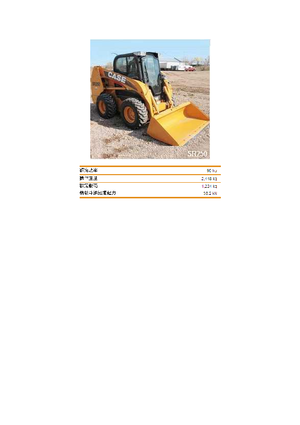 स्किड स्टीयर लोडर Case SR 250