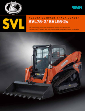 स्किड स्टीयर लोडर Kubota SVL75-2HWC