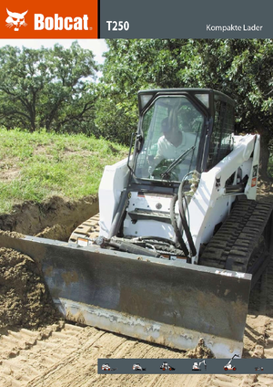 स्किड स्टीयर लोडर Bobcat T 250 SJC