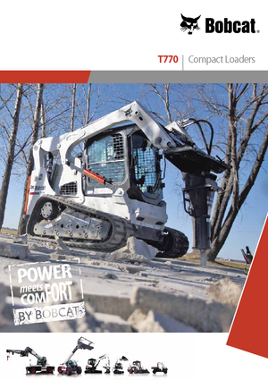स्किड स्टीयर लोडर Bobcat T770
