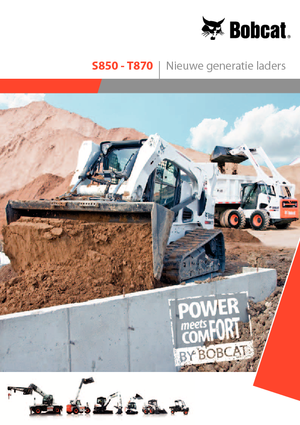 स्किड स्टीयर लोडर Bobcat T870