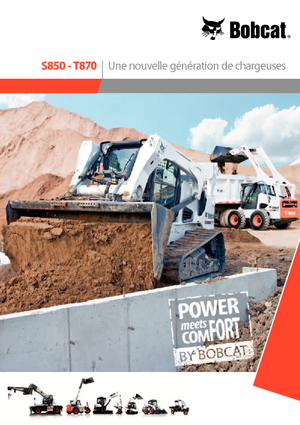 स्किड स्टीयर लोडर Bobcat T870
