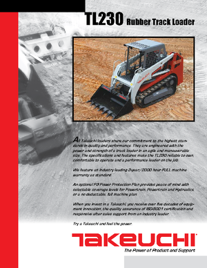 स्किड स्टीयर लोडर Takeuchi TL 230