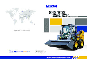 स्किड स्टीयर लोडर XCMG XC750K
