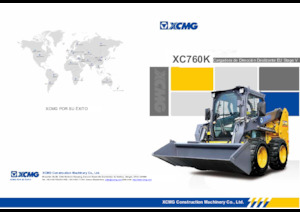 स्किड स्टीयर लोडर XCMG XC760K 