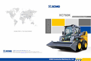 स्किड स्टीयर लोडर XCMG XC760K 