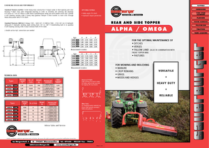 स्लोप मोवर Sauerburger Alpha 2650