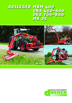 स्लोप मोवर Dücker UNA 450 MKT 13