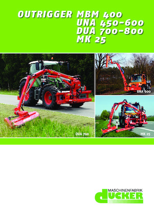स्लोप मोवर Dücker UNA 450 VMS 1200