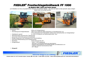 स्लोप मोवर Fiedler FF 1000