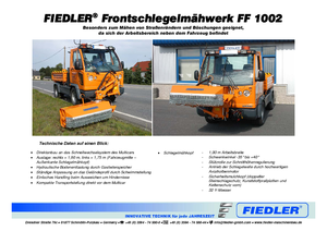स्लोप मोवर Fiedler FF 1002